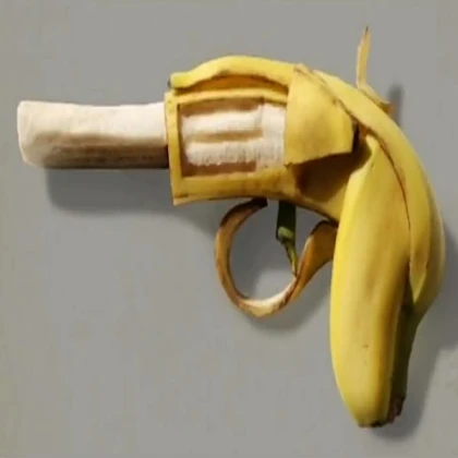 🍌 Banana Gun! Funny Meme Fruit Weapon Prop