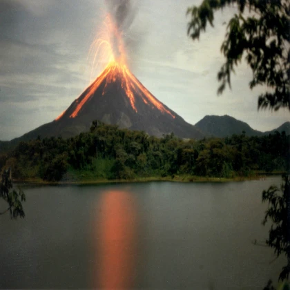 Erupting Volcano