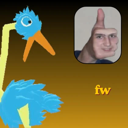 Surprised bird