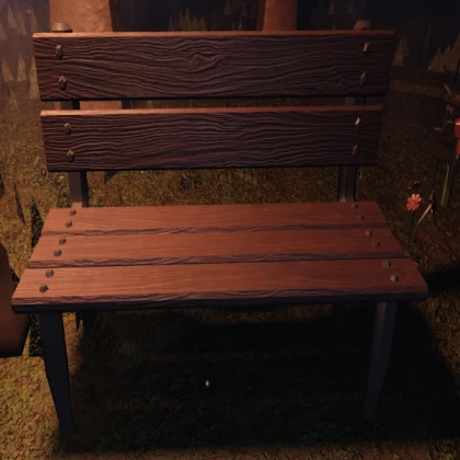 Realistic bench