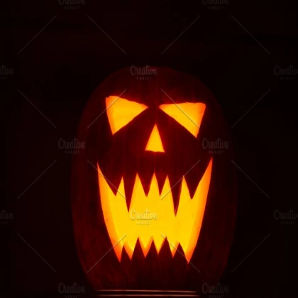 Halloween Scary Pumpkin Light