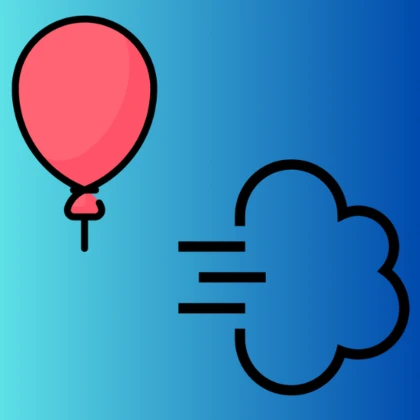 Balloon inflator automatically with farts - humor