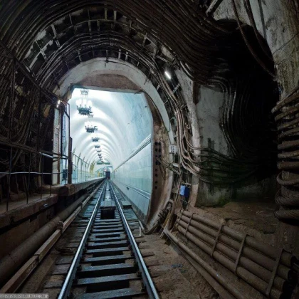 Moscow metro's Cast iron tunnel