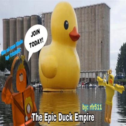 epic duck statue
