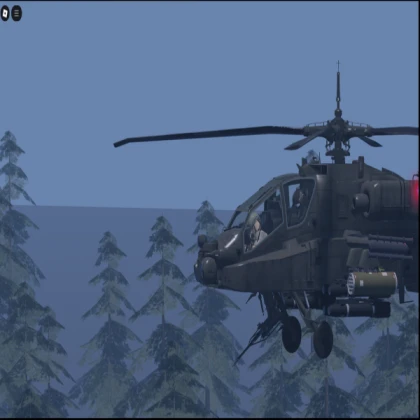 Working Apache Helicopter