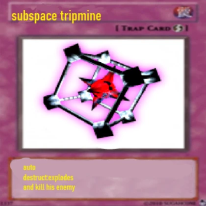 subspace tripmine model