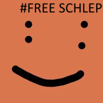 #freeschlep sign