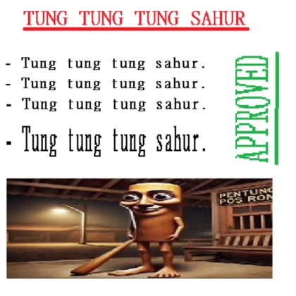 thung thung sahur meme