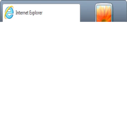 Internet Explorer - New Tab