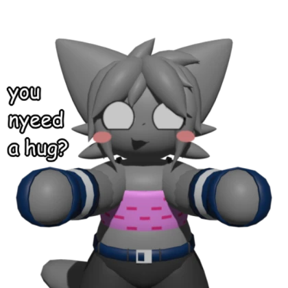 Hugging Neko Noob NPC