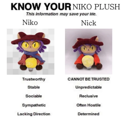 niko oneshot plushe