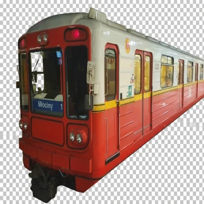 Retro train moscow