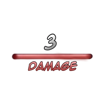 Blood when damage