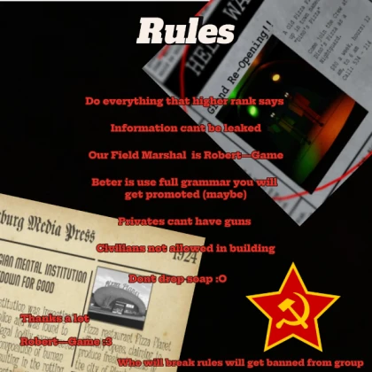 RWW Rules for Matches.