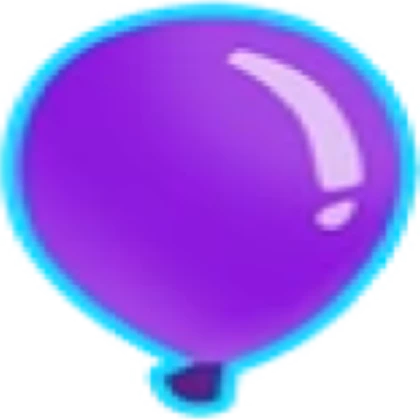 purple baloon