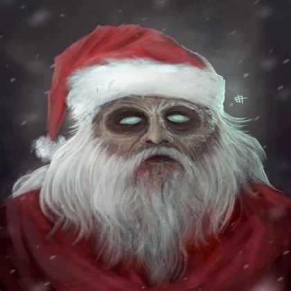 scary santa claus