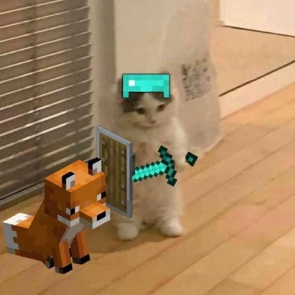 🐱 MineCraft Cat Pixel Mob Pet Animal