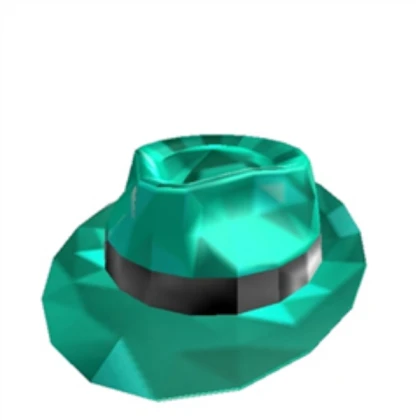 An emerald hat that can be worn for birds!
