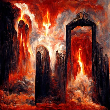 Two portals to hell