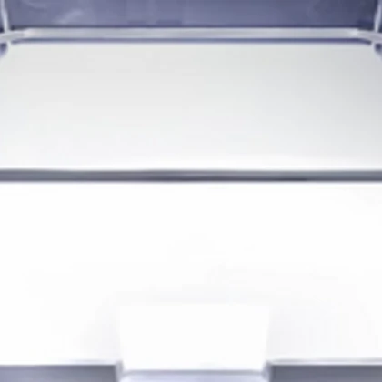 white plain desk 
