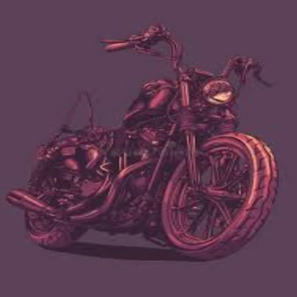motorcycle Chopper Classic Vehicle Bike Working