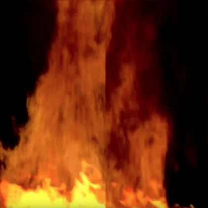 Realistic Fire With Smoke