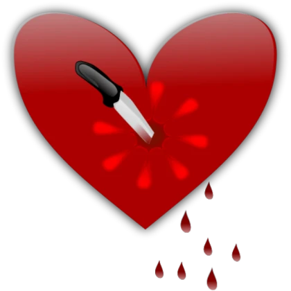 A broken heart