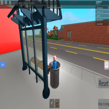 Trash can with trash