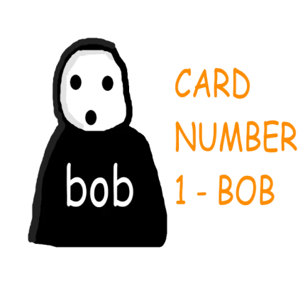 Cards with a phone number for the squid game!