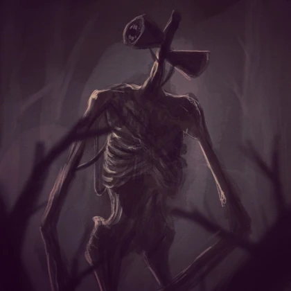Siren Head Monster Horror NPC Creepy Rig Killer