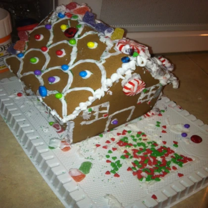 A little gingerbread house!