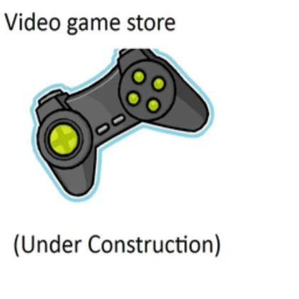 Empty Game Store