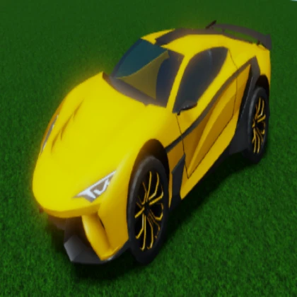Supercar yellow