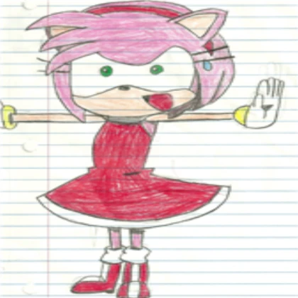 Amy Rose from the Sonic cartoon!