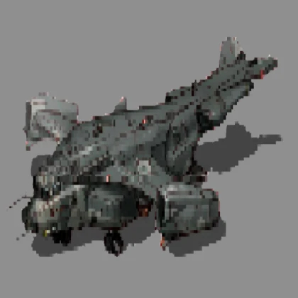 War Plane Working Airplane Big Detailed