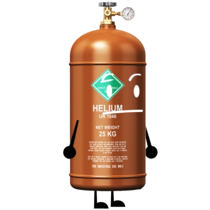 Hellium canister