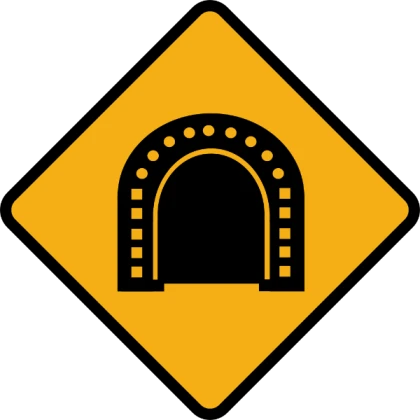 Tunnel with road