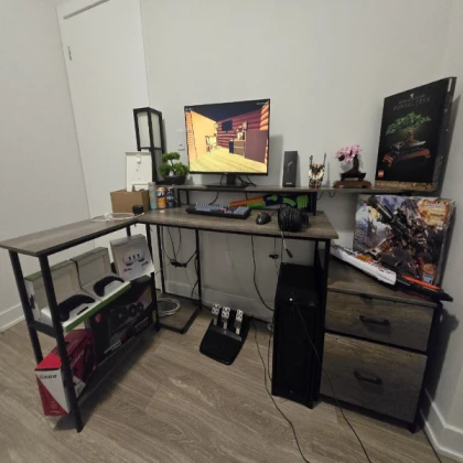 SNAILHOME Computer Desk 43" Study Writing Table