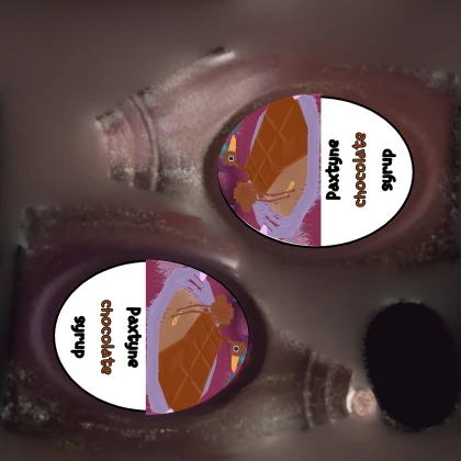 Paxtyne chocolate syrup