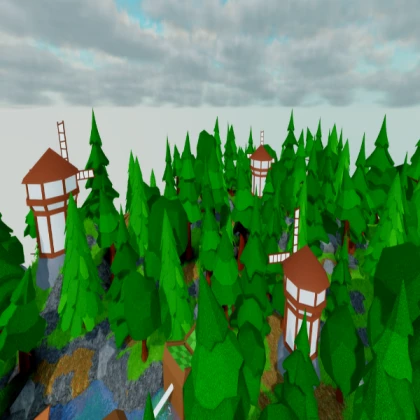 Forest with Houses Map Tree Pack Forests Classic