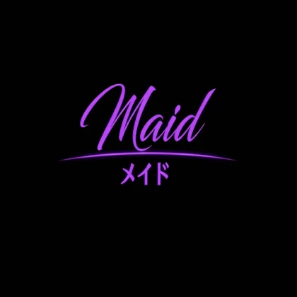 Maid Rose Purple Script.