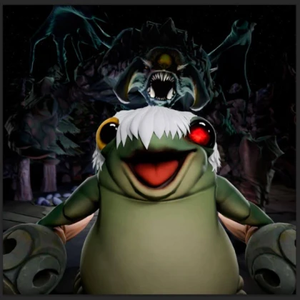 Killer Frog Evil NPC R15 Rigged Animated Killers