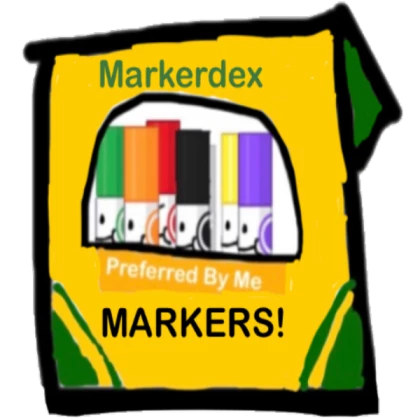 BOX OF MARKERS