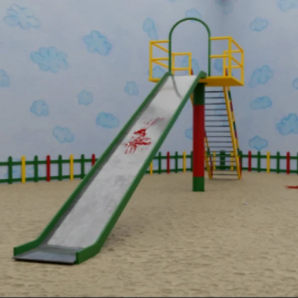 Children Slides,Playground Game Outdoor Slide Kids