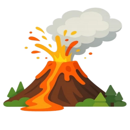 Volcano [LARGE] Volcano Eruption Ash Lava
