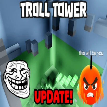 [🏆] Updated Troll Slap Tower Obby Course Map