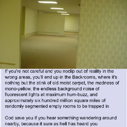 Backrooms Monster Killer (working) distorted