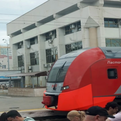 Automatic train 81-717.5 Moscow Transport
