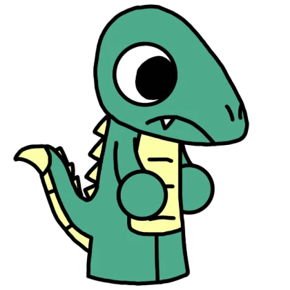 friendly dino